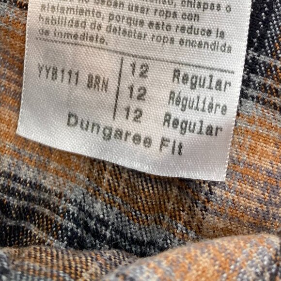 Boys Size 12, Carhartt Flannel-Lined Pants - Picture 4 of 9